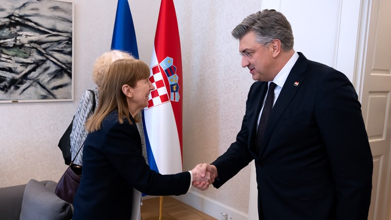 Plenković i Bassani o suradnji Hrvatske i Svjetske banke u provedbi reformskih mjera